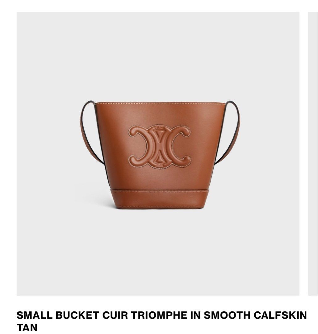 Celine Triomphe Bucket Bag Medium, Women's Fashion, Bags & Wallets,  Shoulder Bags on Carousell