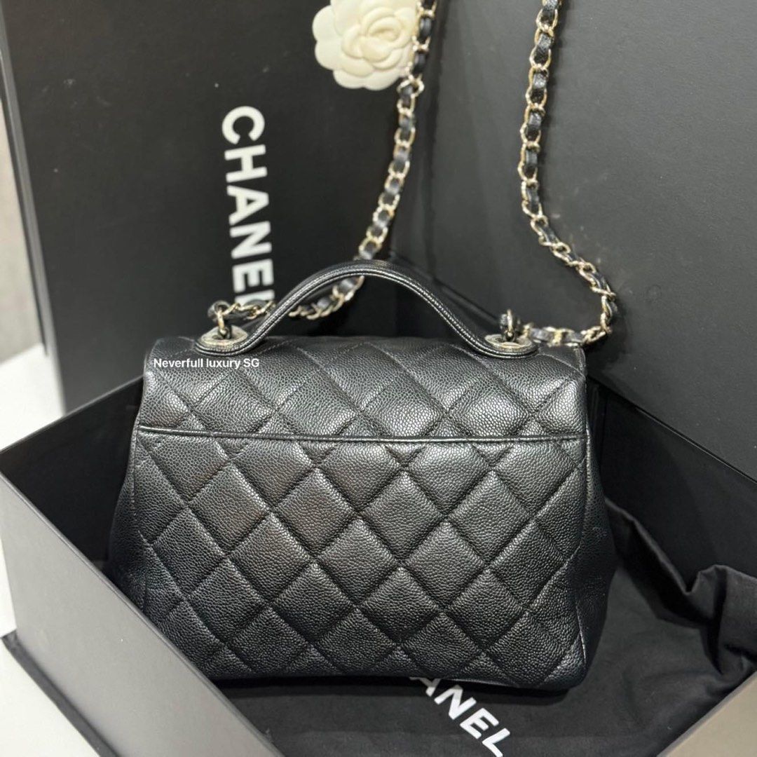 Chanel Medium Business Affinity Black Caviar in GHW Bag, Luxury, Bags &  Wallets on Carousell