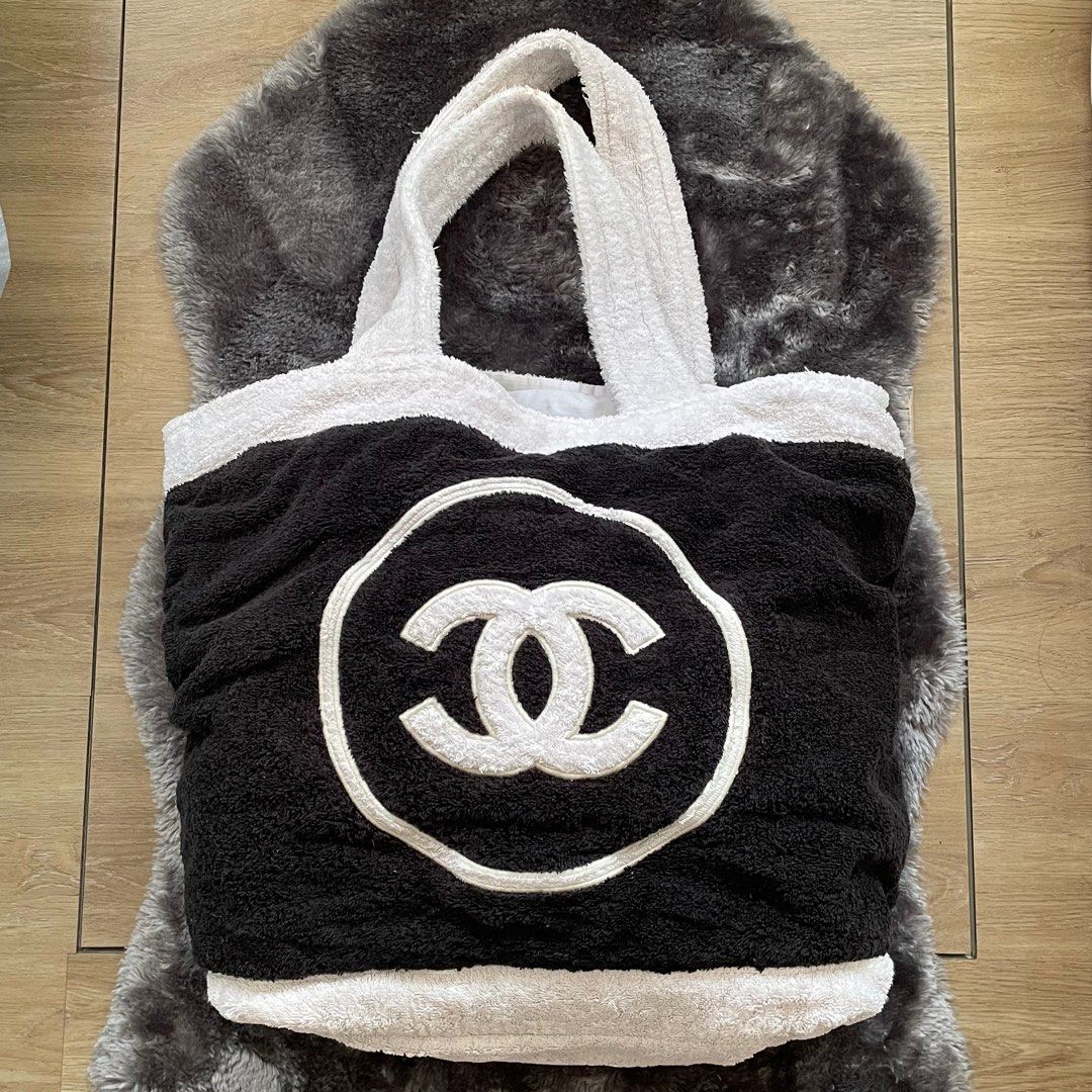Chanel Terry Jumbo Beach Bag