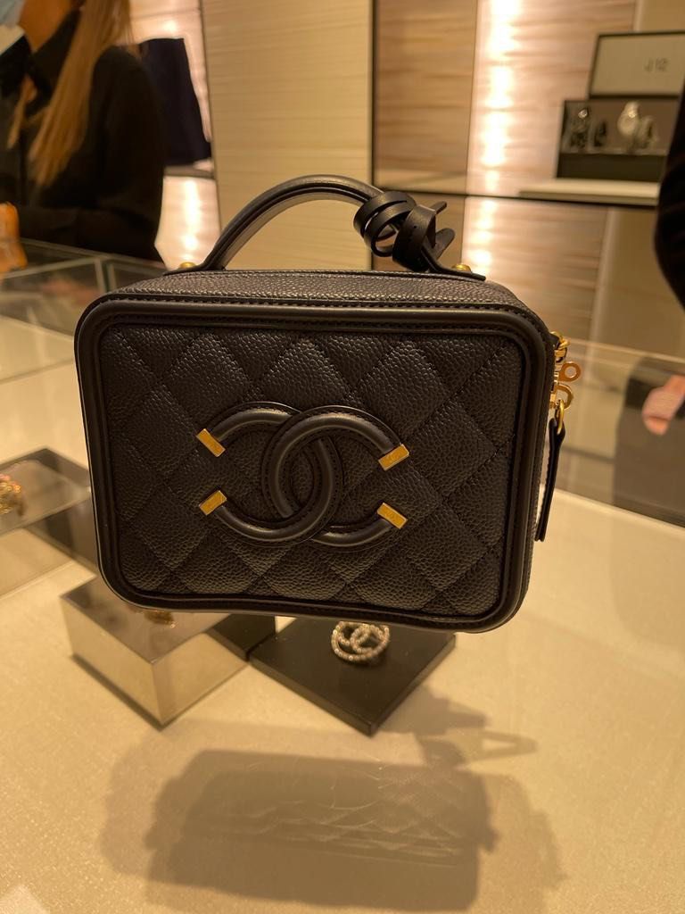 Chanel vanity, Luxury, Bags & Wallets on Carousell