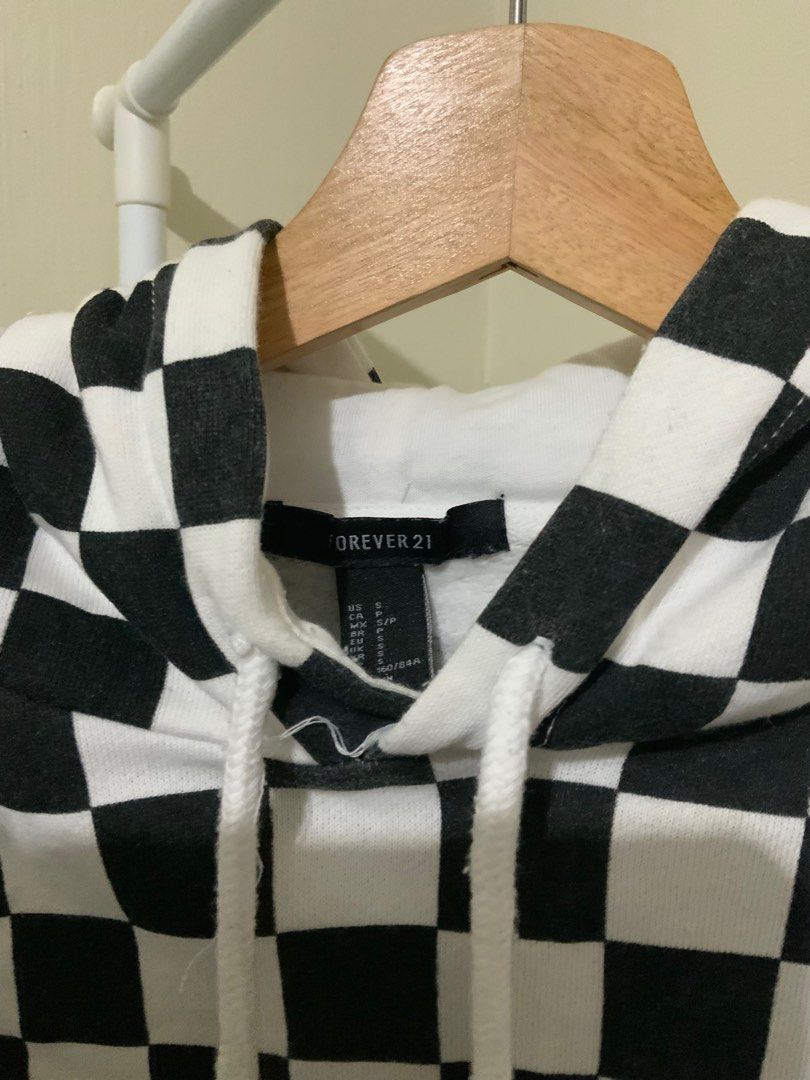 Forever 21 clearance checkered hoodie