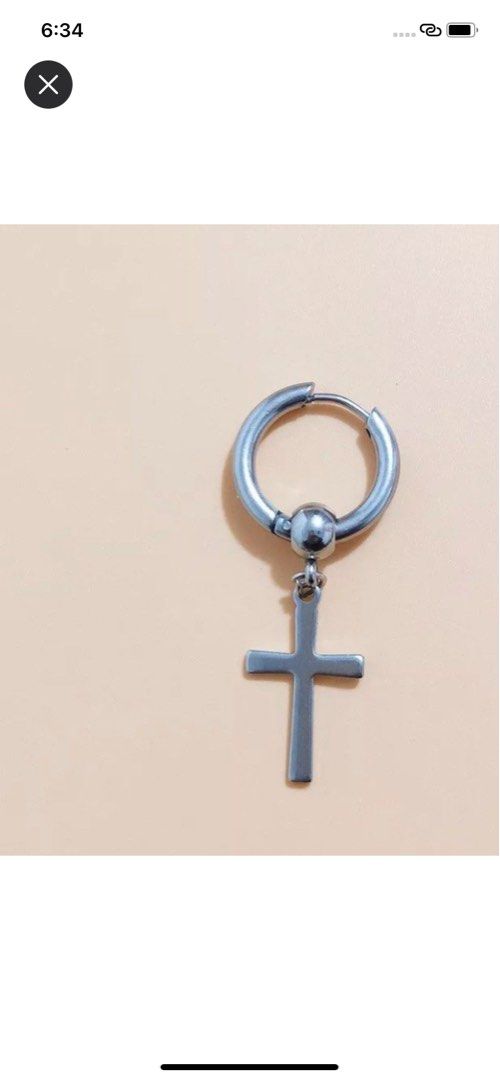 Kpop 2024 cross earrings