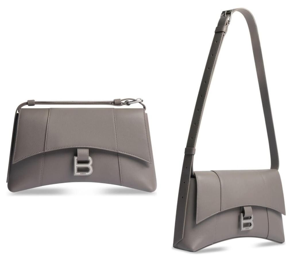 CLEARANCE SALE NEW BALENCIAGA SOFT HOURGLASS Leather Sling Bag