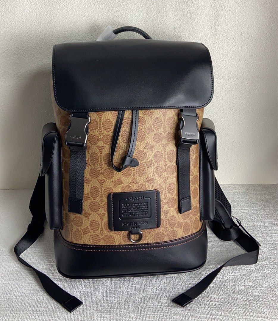 Coach 40344 classic print logo backpack