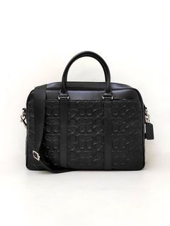 COACH Men's Perry Slim briefcase laptop bag
