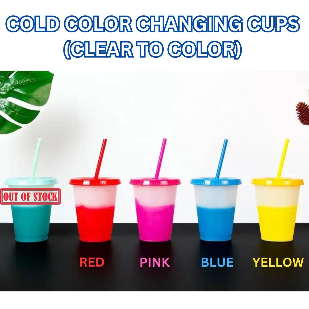 Color Changing Cups Cold Cups | Designed & Personalized — Tiny V's Closet