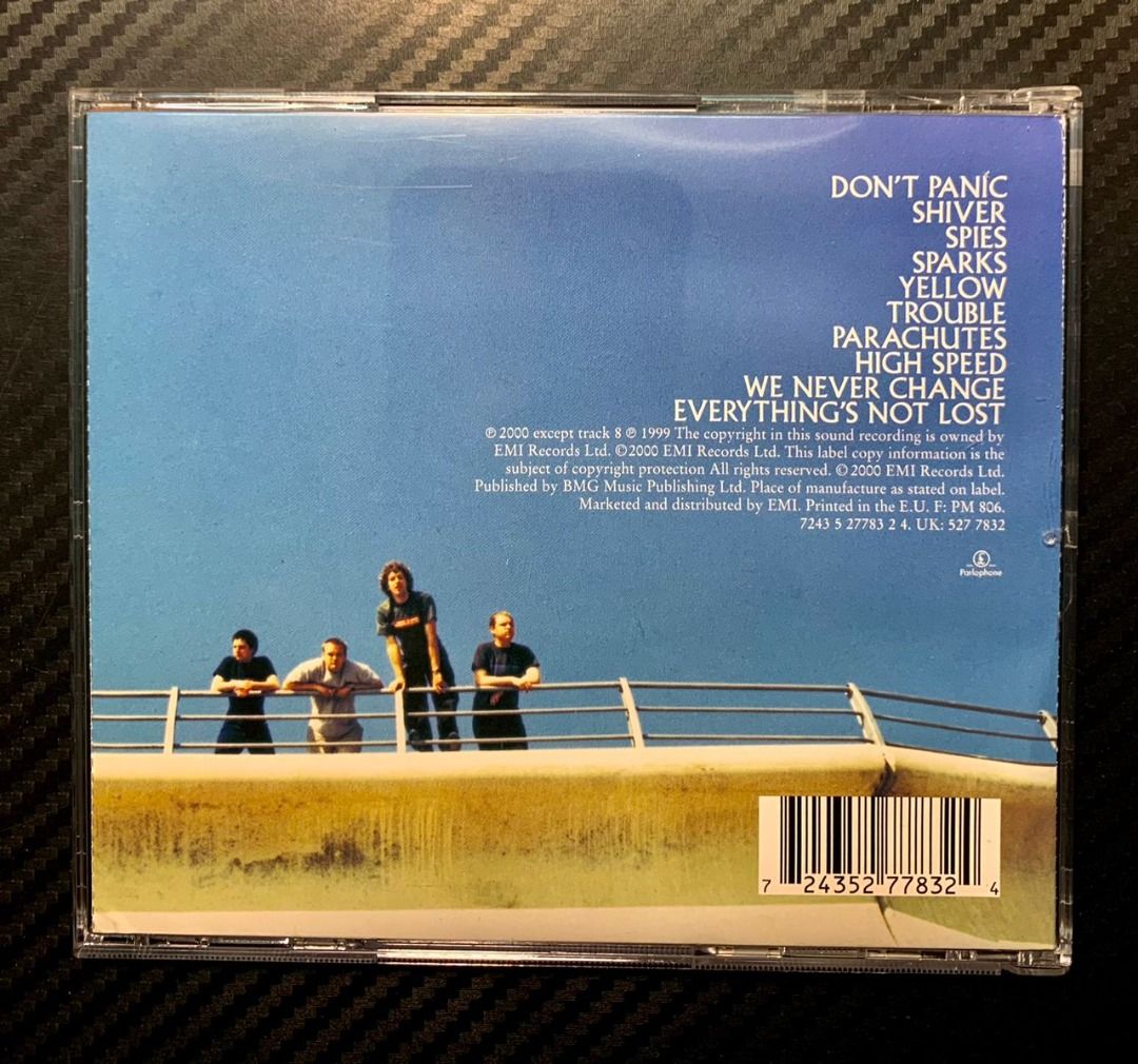 Coldplay - Parachutes (CD, EU, 2000) DCG30