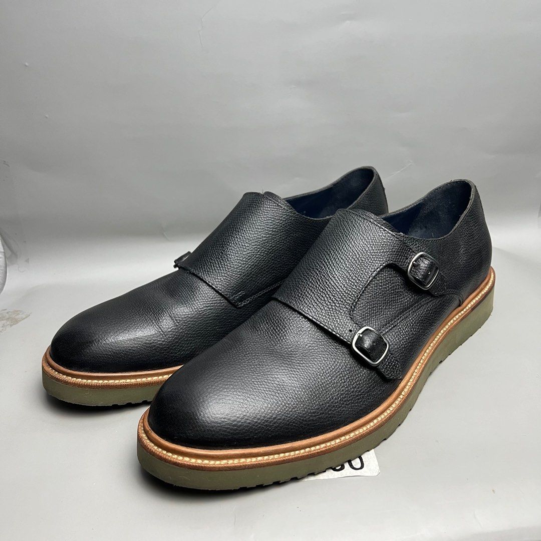 Cole haan double monk black cheap