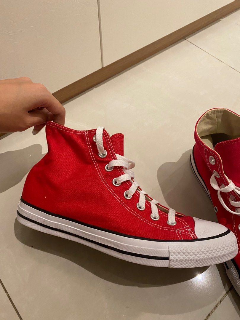 All red converse sale