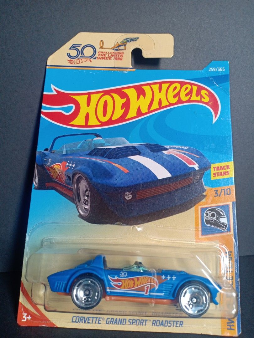 Corvette Grand Sport Roadster Hot Wheels 50th Race Team Mini