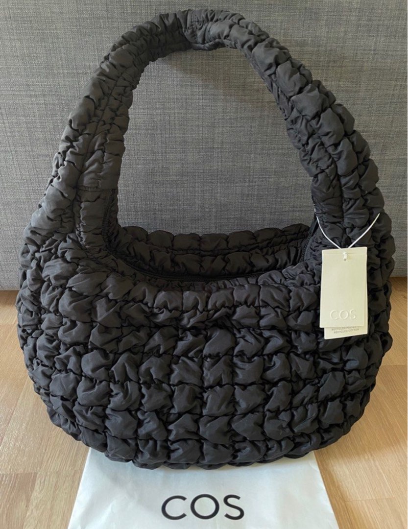 Cos Oversized Quilted Bag in Black, Women's