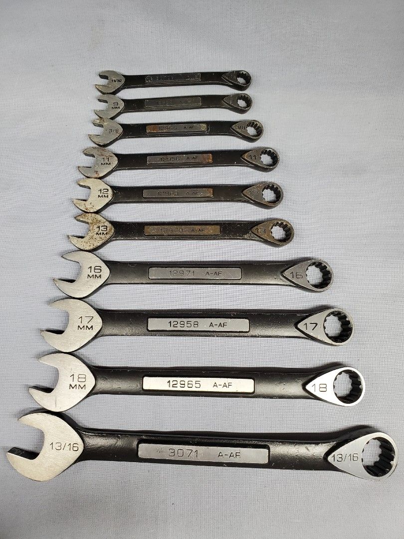 Craftsman universal shop wrench set