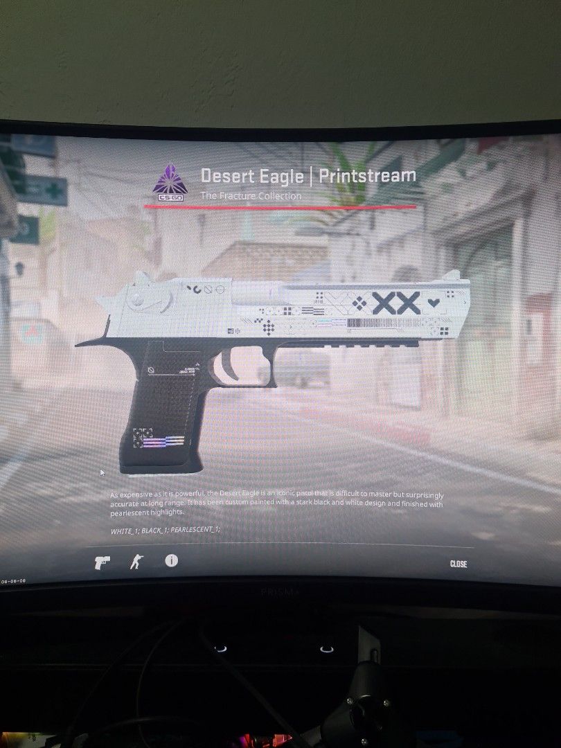 Csgo 2 desert eagle printstream MW, Video Gaming, Gaming Accessories