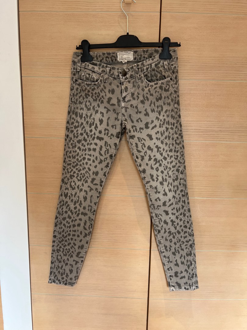 Current elliott animal print jeans cheap
