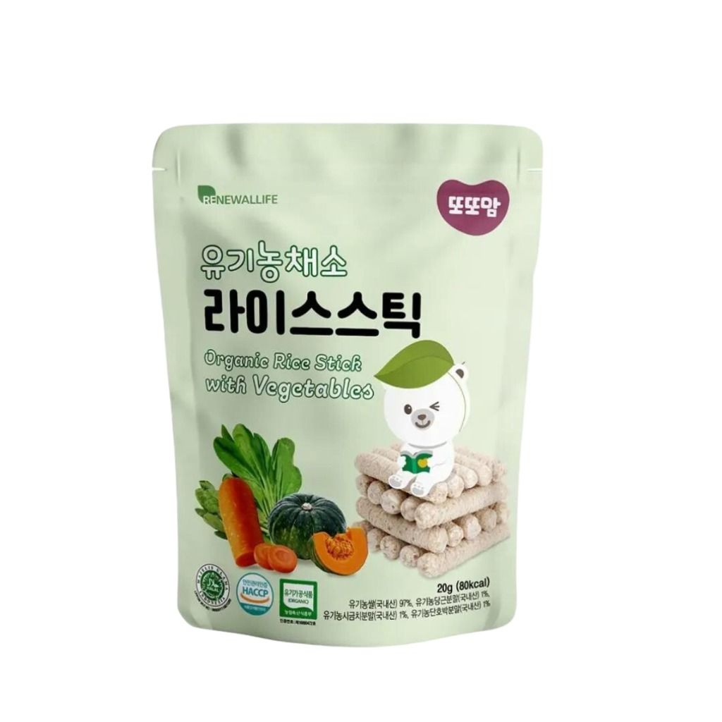 Ddoddomam Baby Rice Sticks 20g Made from 100% Organic Rice Healthy ...