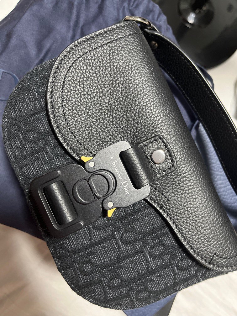 Dior Saddle Pouch with Strap, Luxury, Bags & Wallets on Carousell