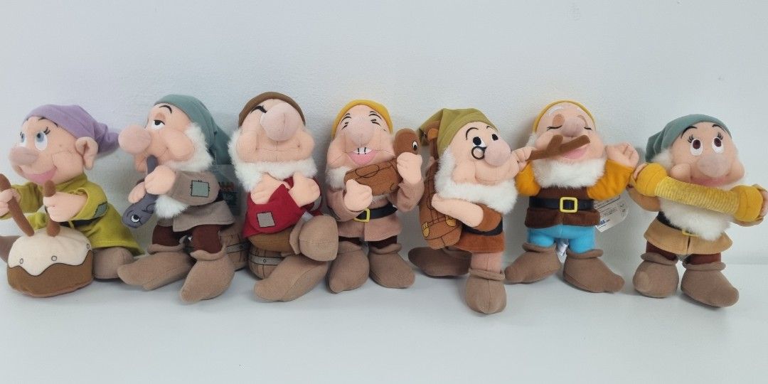 Disney seven dwarfs plush toy collection online
