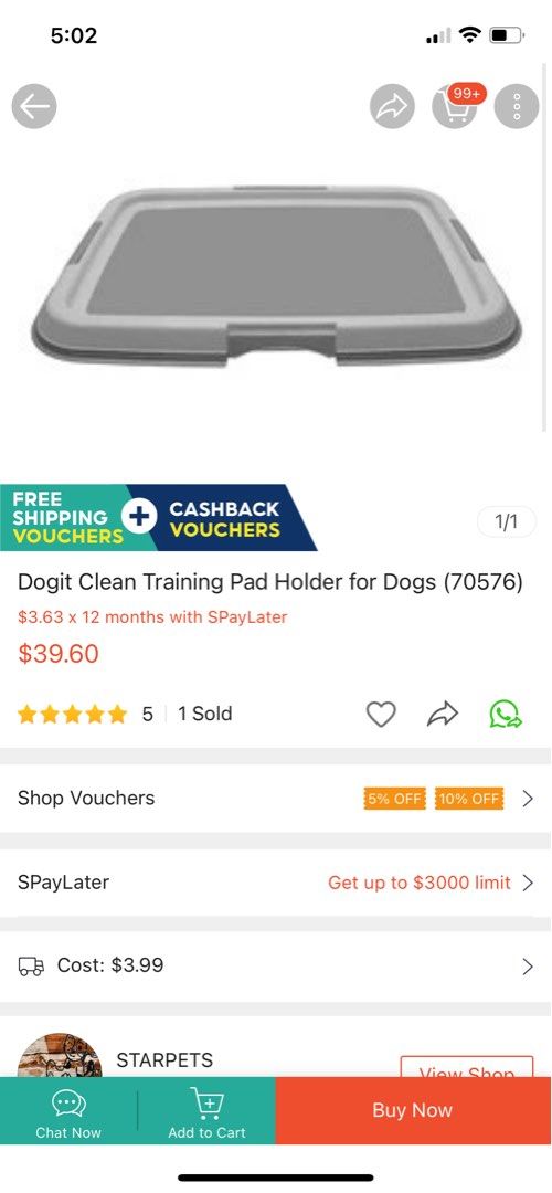 Dogit clean training pad top holder
