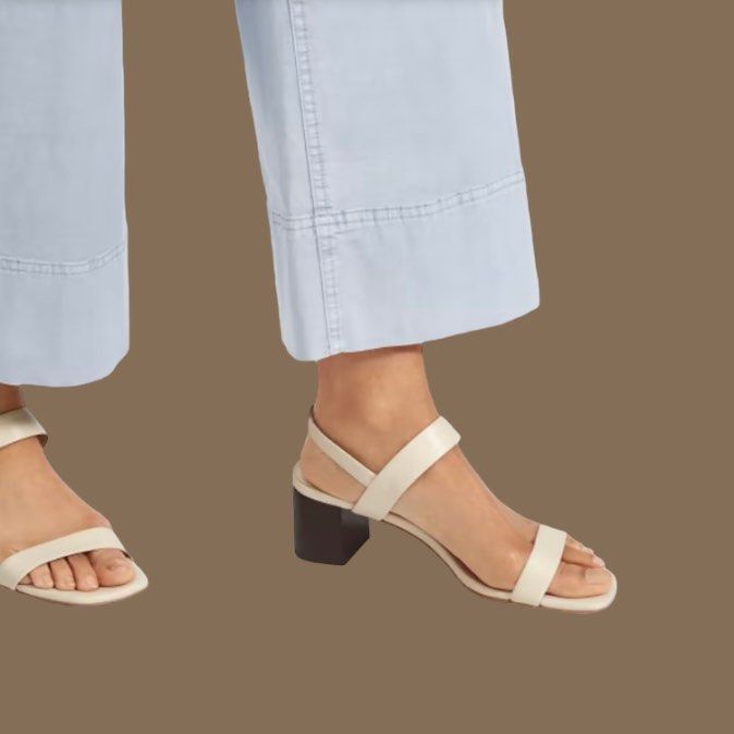 Everlane double strap hotsell block heel