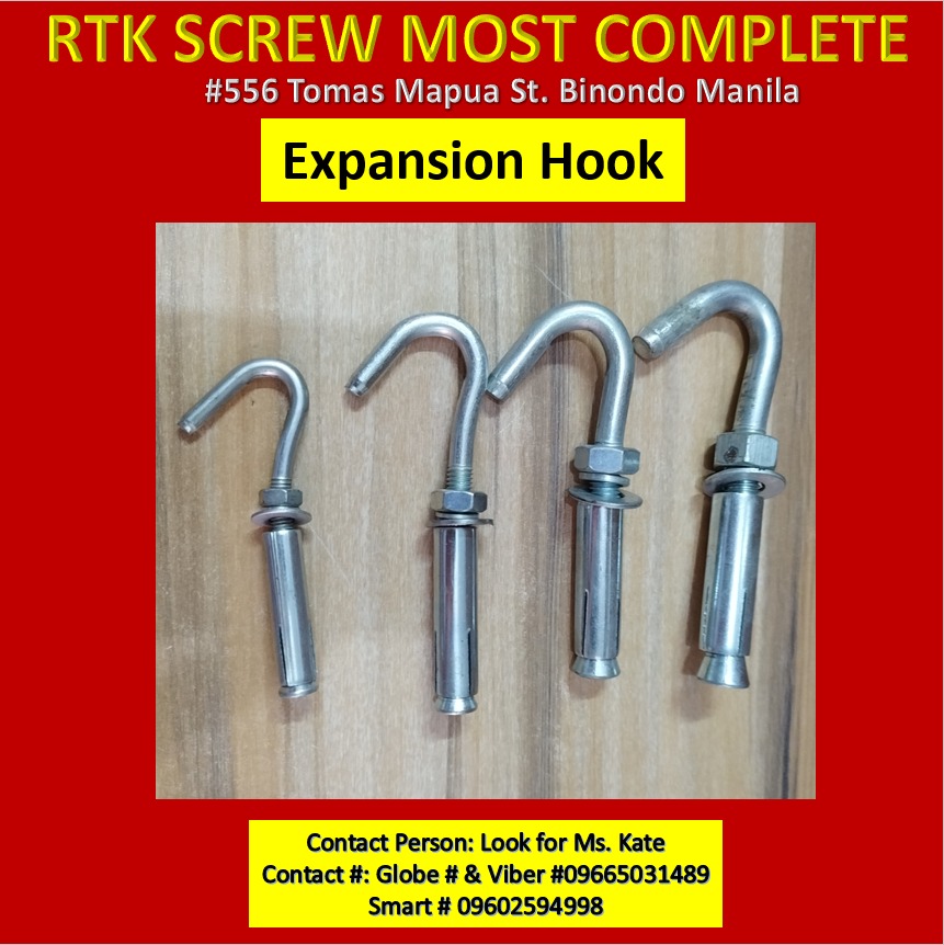 Expansion Hook, Commercial & Industrial, Construction Tools & Equipment