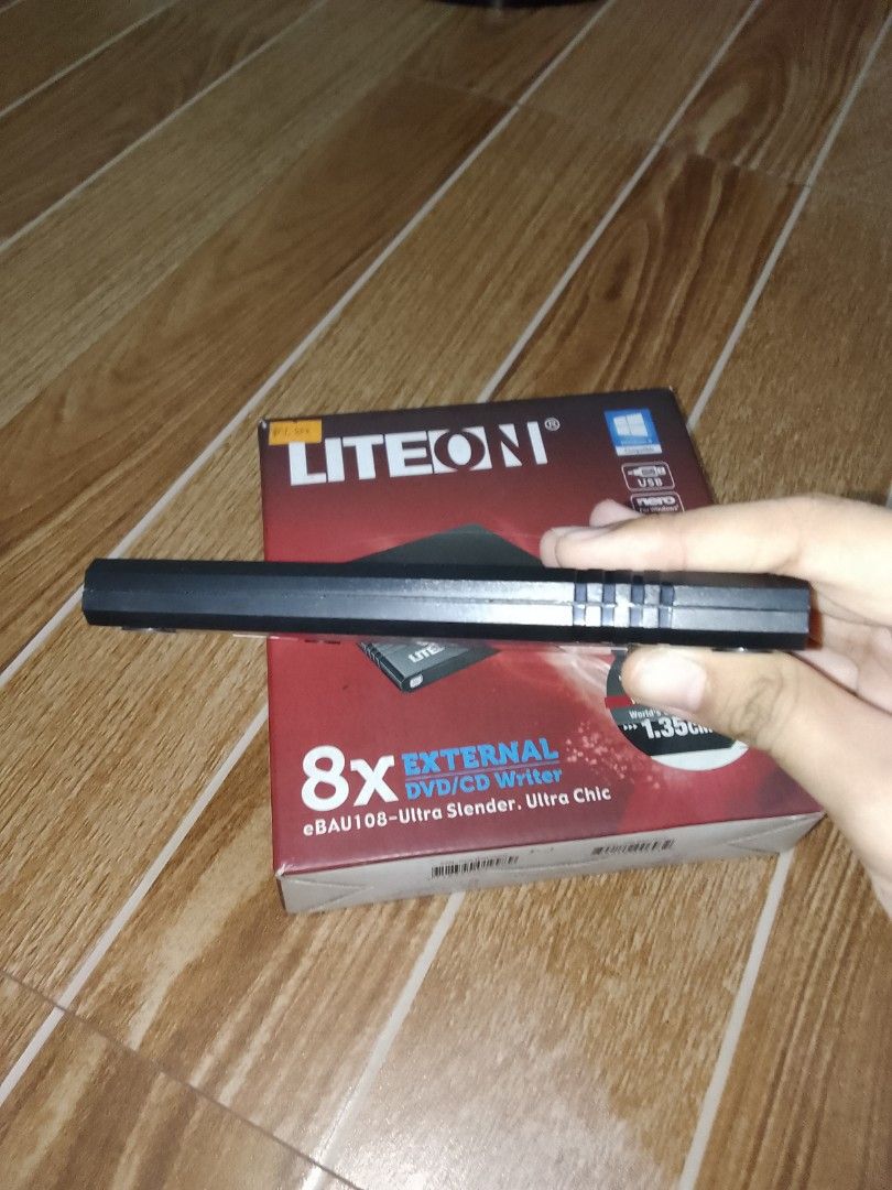 External DVD/CD Writer LITEON (eBAU108Ultra Slender), Hobbies & Toys