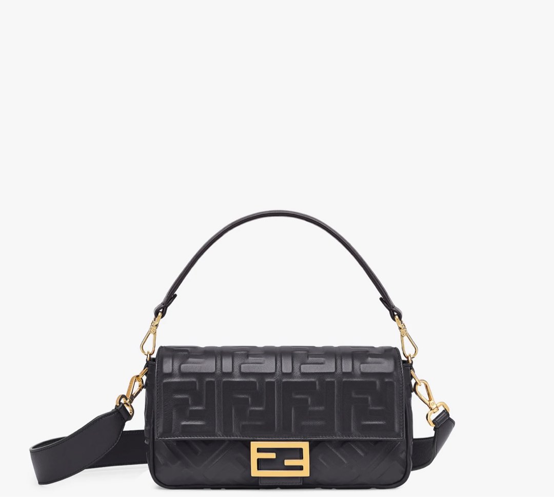 Fendi Baguette Bag in Black Luxury Bags Wallets on Carousell