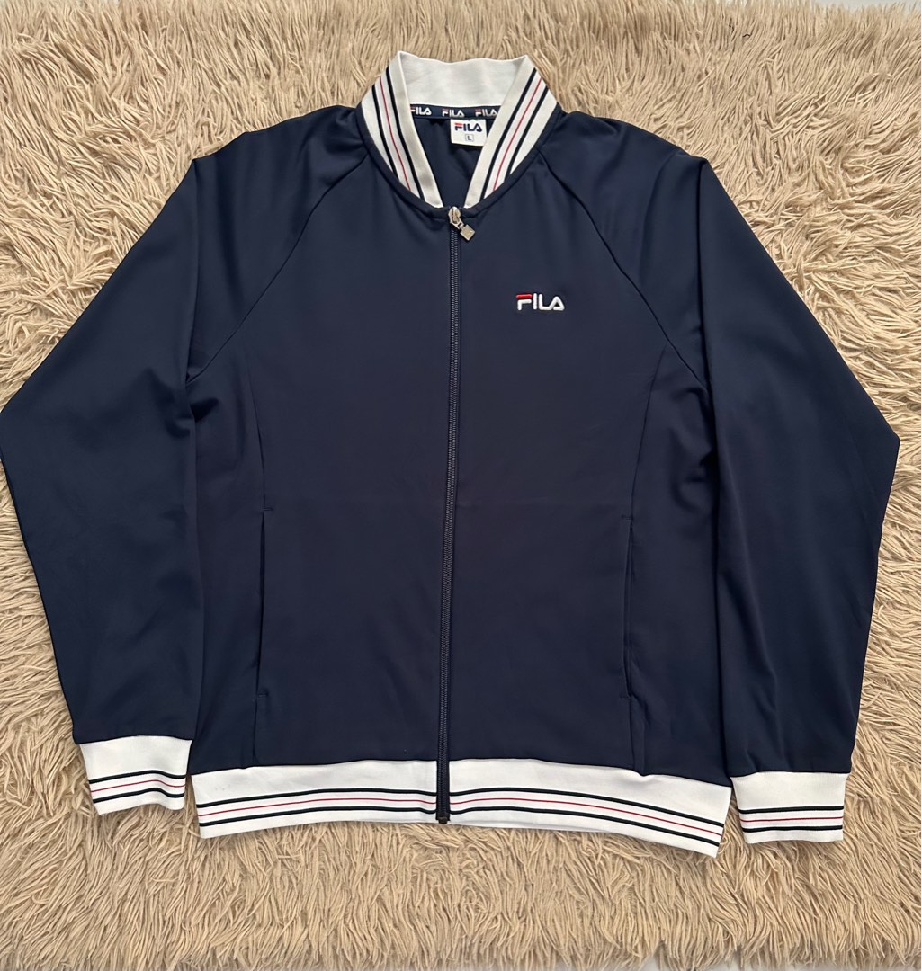 FILA TRACK JACKET, Men's Fashion, Activewear on Carousell