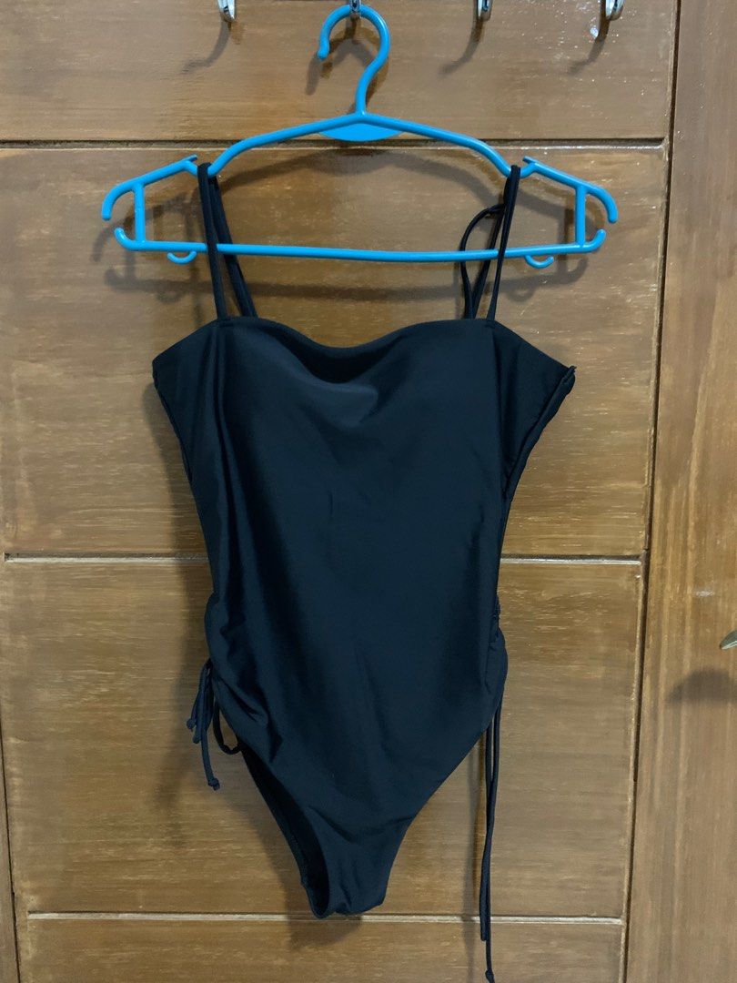 ForMe Black One Piece Swimwear (Category: Bikinis & Swimsuits) located in Pasay City. Submitted by byethings (Listing ID 1262395808, Image 1). Description: Size: Medium (fits Small frame).