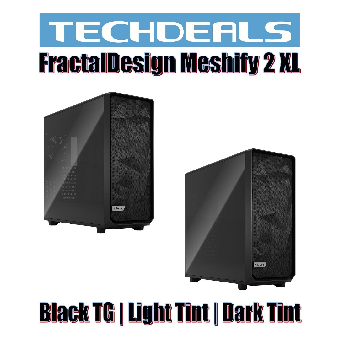  Fractal Design Meshify 2 Black ATX Flexible Light