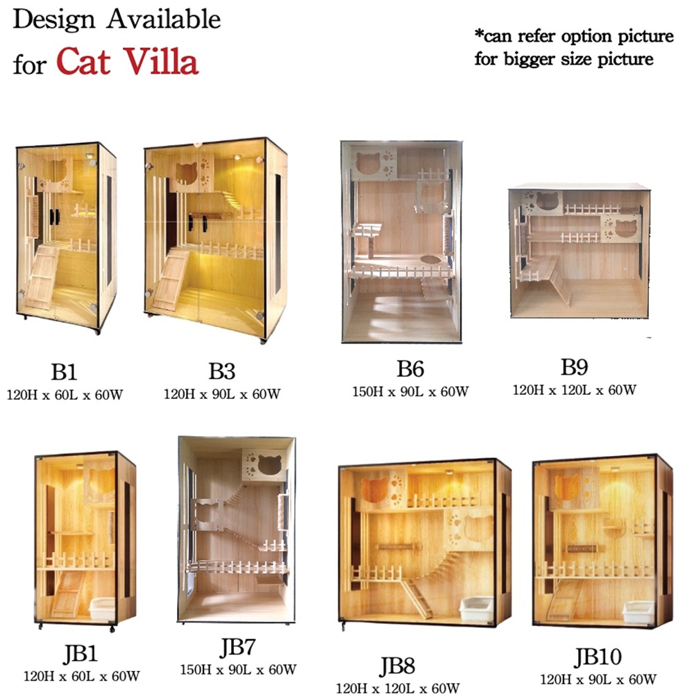Free installation Cat Condo Apartment/Cat Villa/Luxury House/Cat House