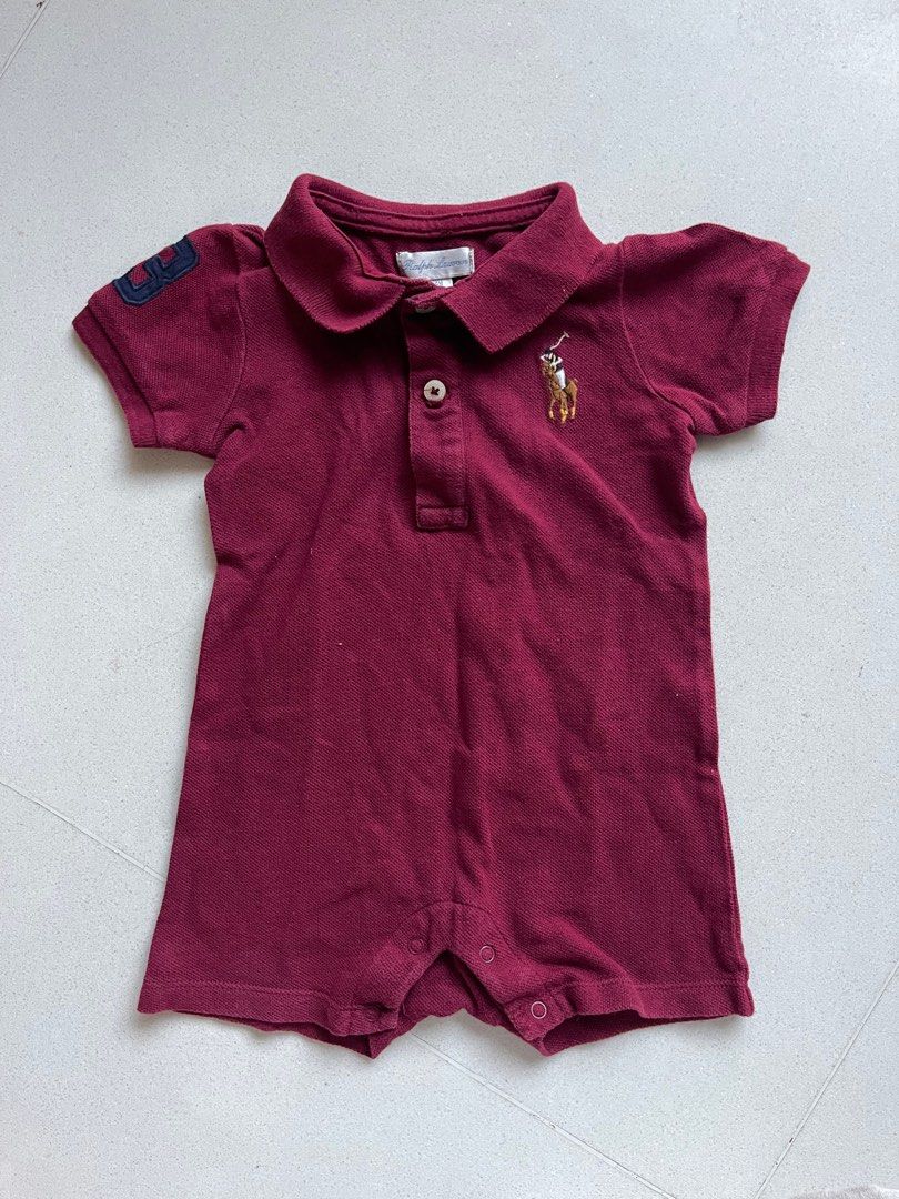 All red polo jumpsuit discount