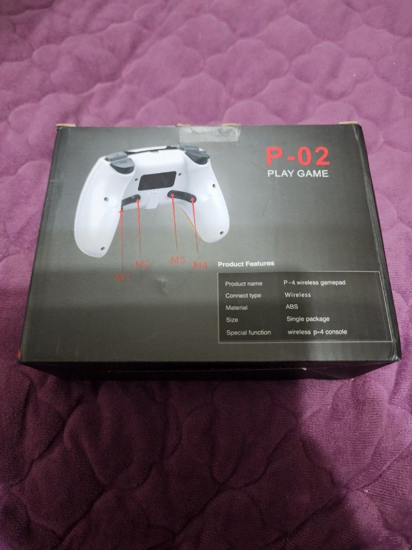 Gaming controller (Category: Controllers) located in Singapore. Submitted by sp_collections (Listing ID 1262373298, Image 2). Description: Brand New In Box. Bluetooth Gaming Controller. Never use so sell it. PM me if interested. Thanks..