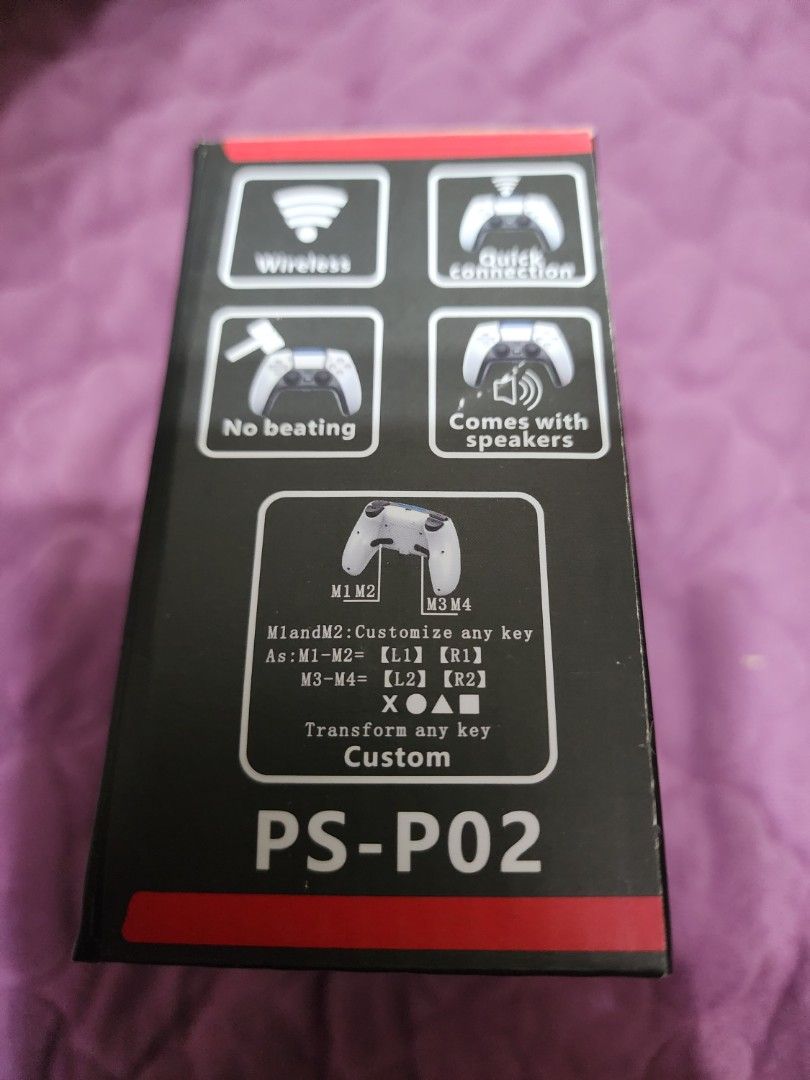Gaming controller (Category: Controllers) located in Singapore. Submitted by sp_collections (Listing ID 1262373298, Image 3). Description: Brand New In Box. Bluetooth Gaming Controller. Never use so sell it. PM me if interested. Thanks..