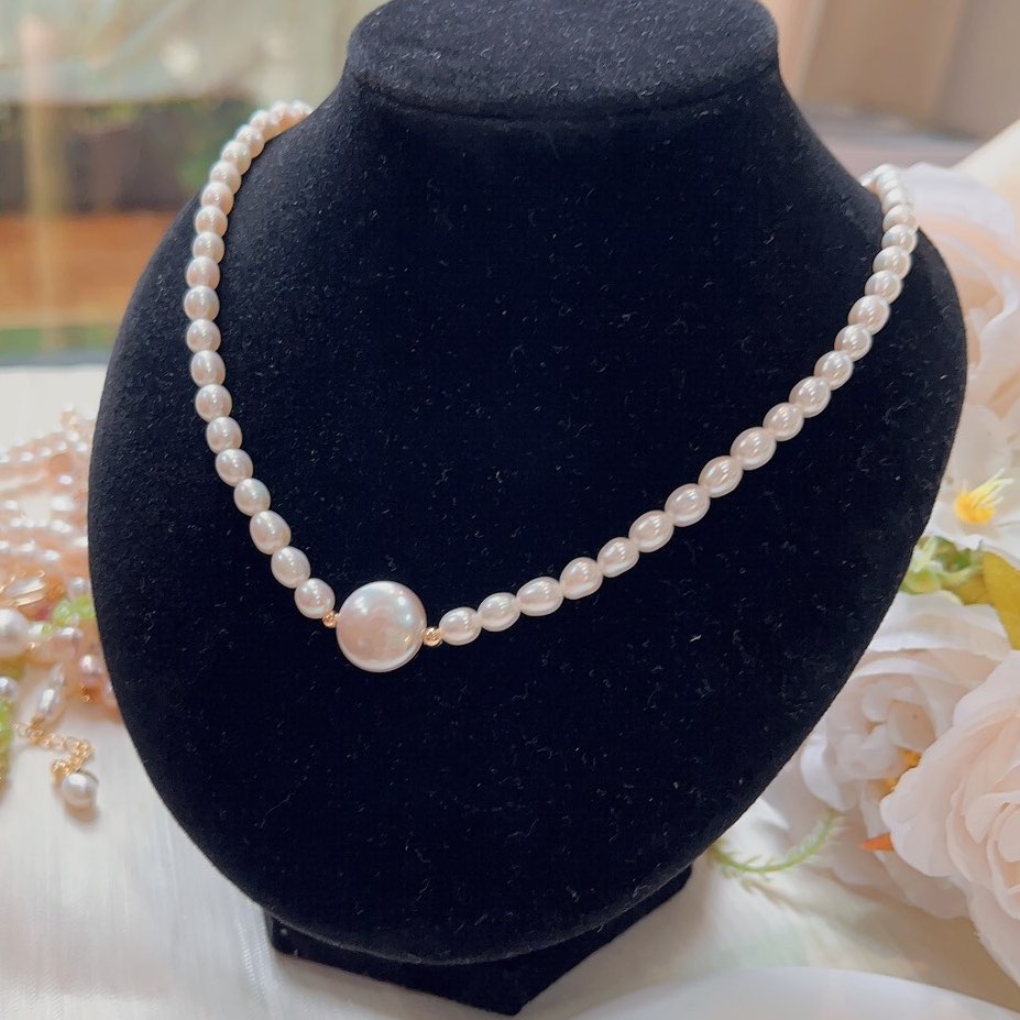 Real freshwater new arrivals pearl necklace