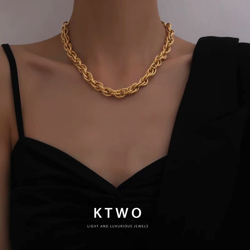 Gold Chain Necklace Women s Fashion Jewelry Organisers