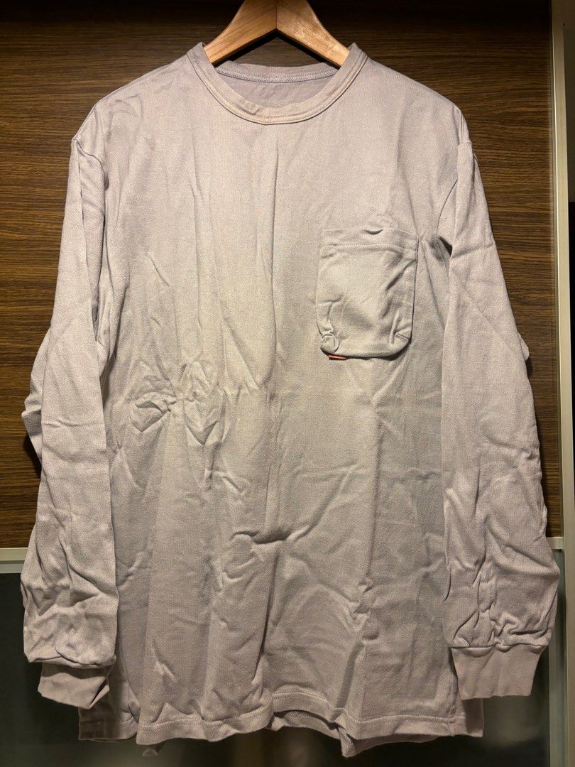 Goopimade Long Sleeve Pocket T Shirt, 男裝, 上身及套裝, T-shirt