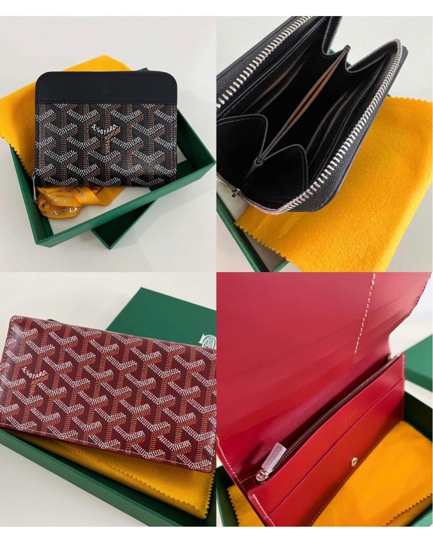 Goyard Matignon PM wallet Black Cotton ref.581444 - Joli Closet