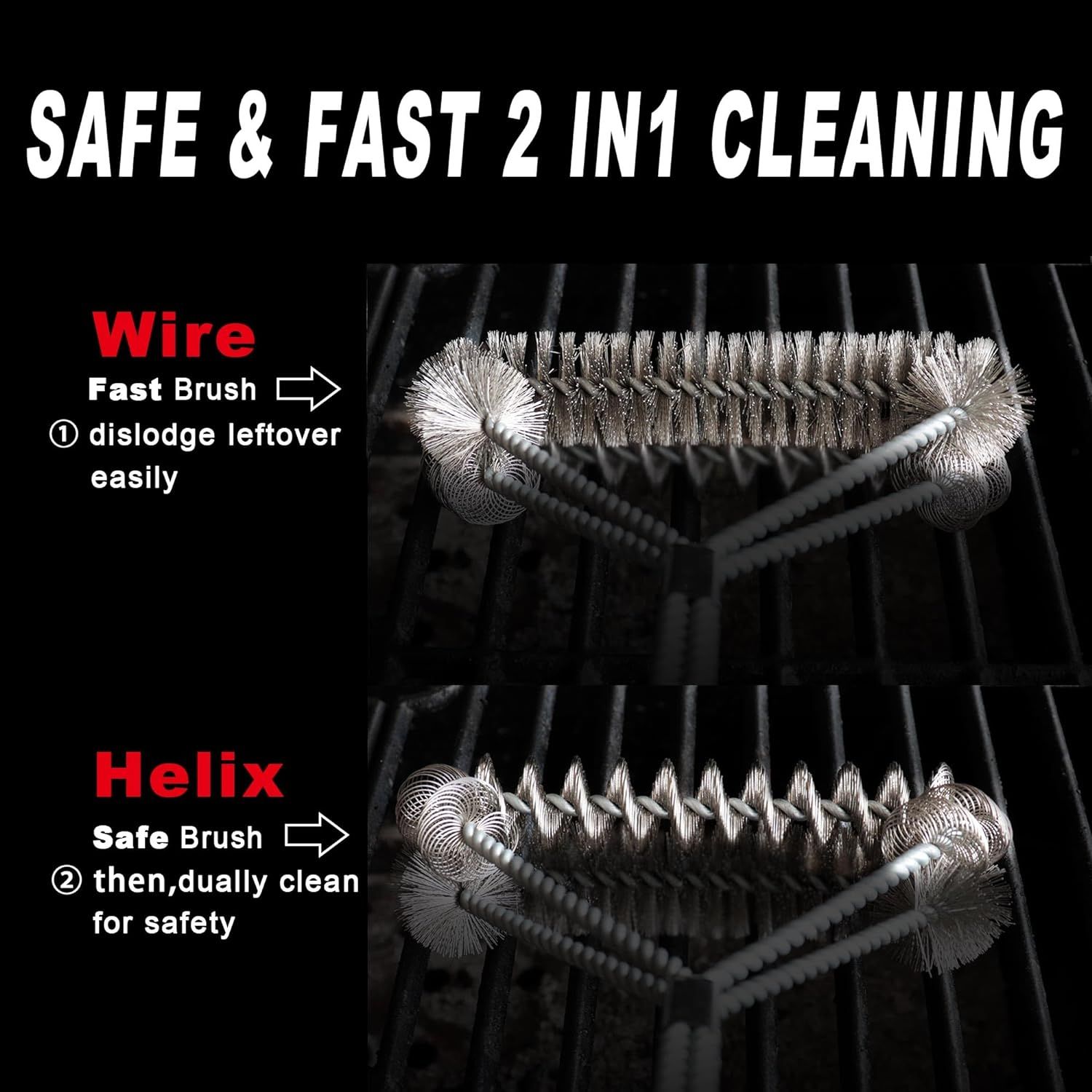 Grill brush online for porcelain grates