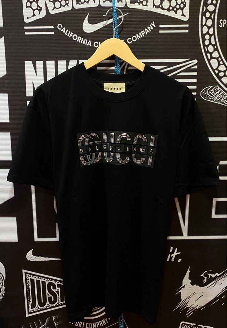 GUCCI X BALENCIAGA BRAND STORY T-SHIRT (COLLABORATION), Men's Fashion, Tops  & Sets, Tshirts & Polo Shirts on Carousell