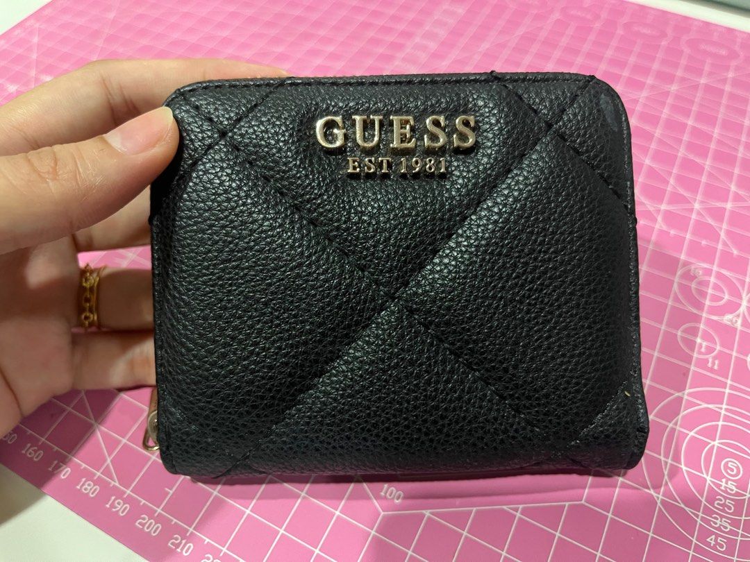 Guess Katey Luxury Satchel Bag Black | Lyst