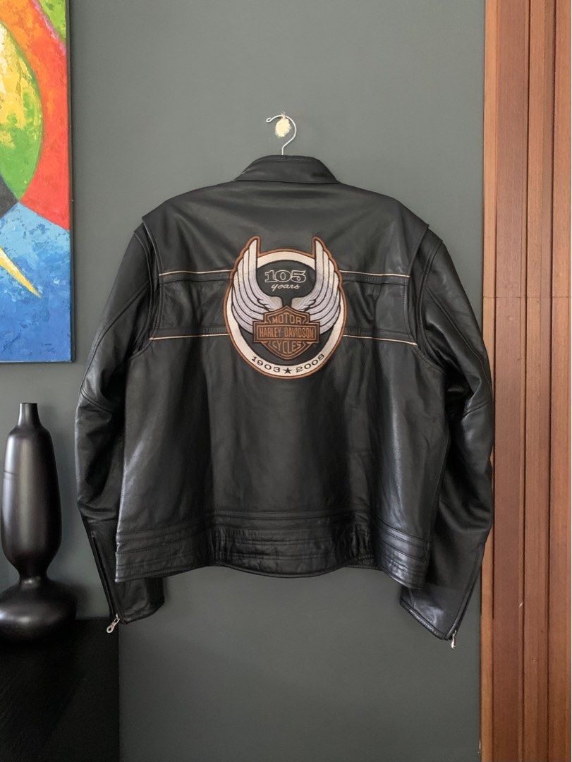 Harley davidson 105th sales anniversary leather jacket