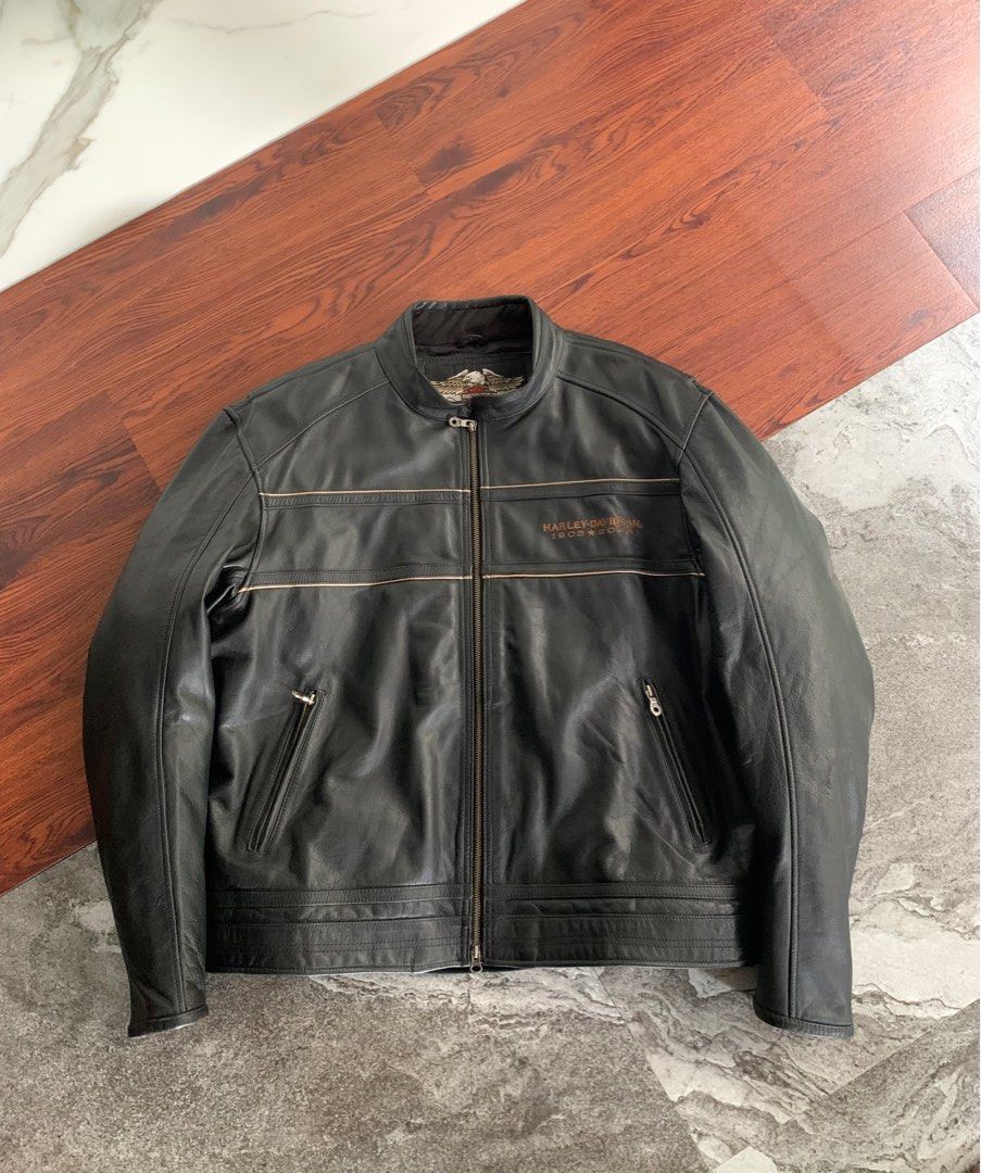 Harley davidson 105th anniversary leather jacket store