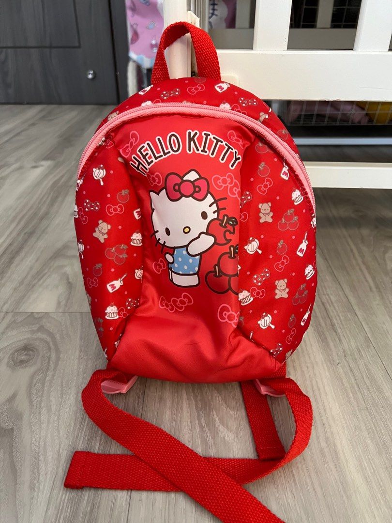 Hello Kitty Mini Backpack with Toddler Harness Babies Kids