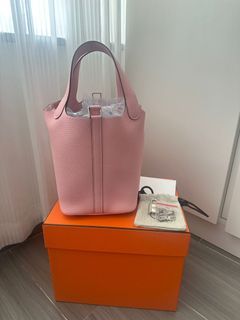 ❣️ Hermes picotin 14 lucky daisy nata, Luxury, Bags & Wallets on Carousell