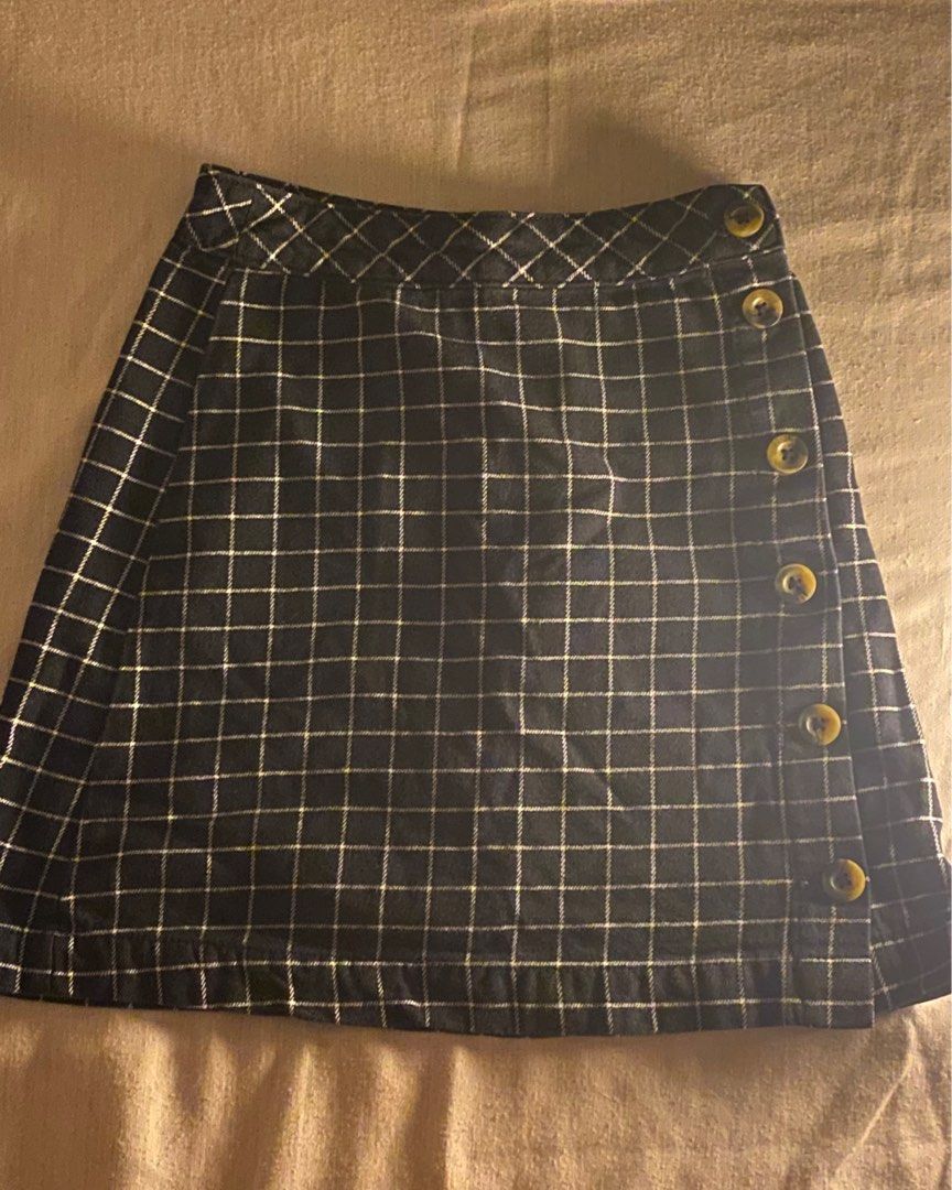 Plaid pencil skirt h&m sales