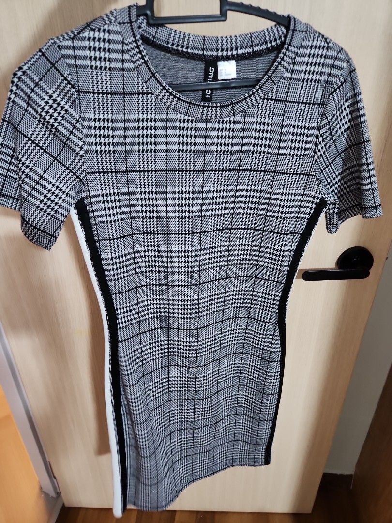 White t shirt dress h&m on sale