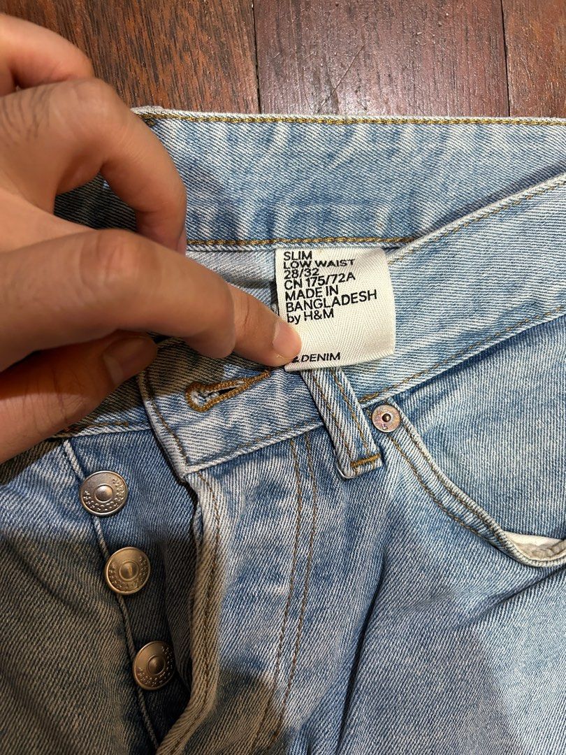 H and m slim fit jeans hot sale