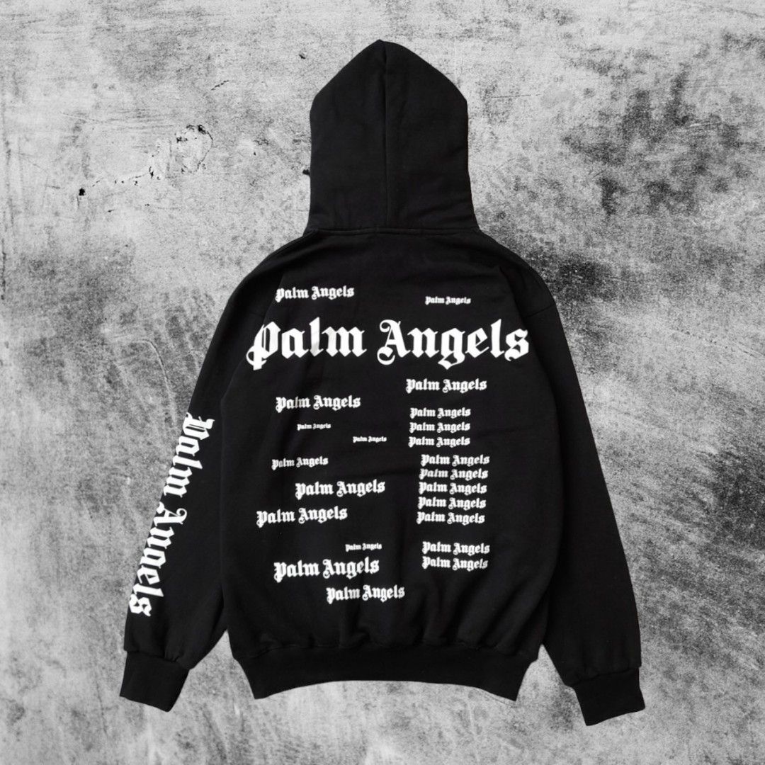 Palm angels clearance multi logo hoodie