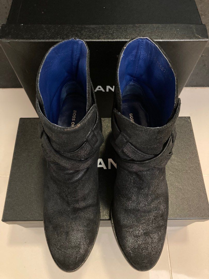 Hugo boss orange boots discount