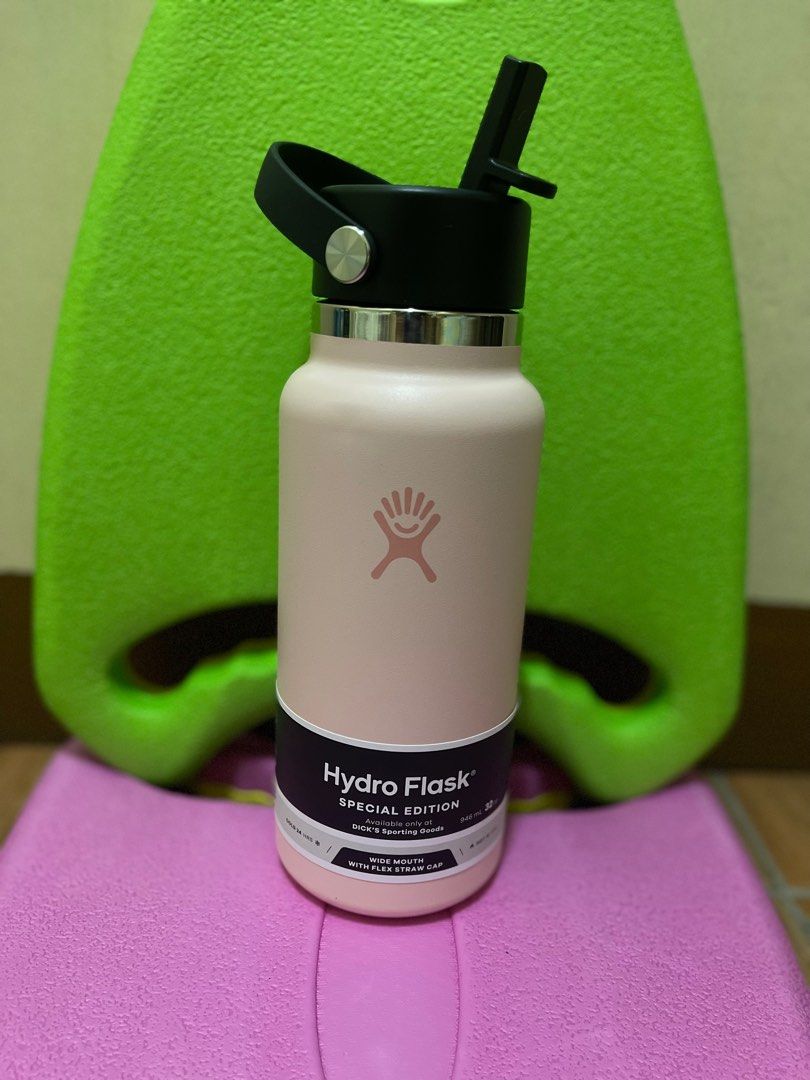 Hydro Flask 32 oz. Wide Mouth Bottle with Flex Straw Cap, Dogwood